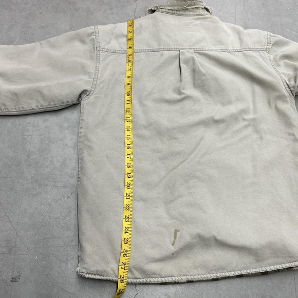 Vintage 1990s Distressed Levi's Barn Jacket w/Fleece Lining | Size: M - Picture 9 of 11